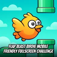 Flap Blast Birdie Mobile Friendly Fullscreen Challenge - Flappy Fish game