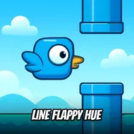 Line Flappy Hue - Helicopter Flap game