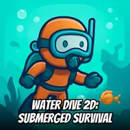 Water Dive 2D: Submerged Survival - Underwater Swim game
